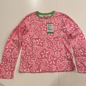 Lilly Pulitzer girls size 10 long sleeve shirt NWT